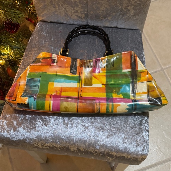 Multicolor Vintage Geometric Women's Clutch - Picture 7 of 7